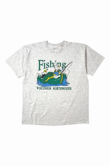 WILD DONKEY Heather Grey Northwoods T-shirt 157553625