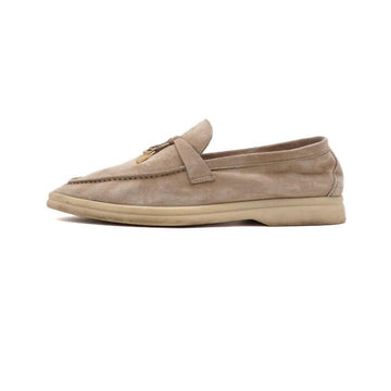 LORO PIANA Beige Wildleder Sommerarbeit Chams Damen Loafer 65088 157554259