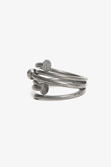 GUIDI Doppel-NAIL Silberring 925 157554473