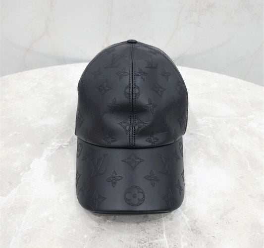 Louis Vuitton Shadow Leather Monogram Baseball Cap M76985 123668592