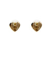 CHANEL Heart Cubic Earrings 62475 157556816 [P]