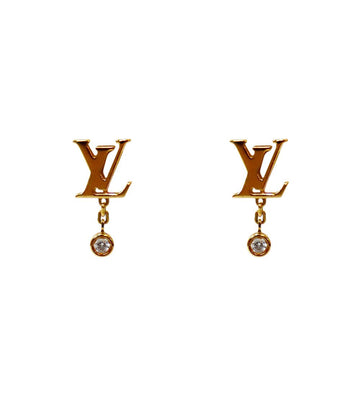 LOUIS VUITTON 18k ローズゴールド イディール ブラッサム ピアス 62498 157556888