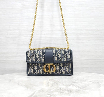 Dior Oblique Jacquard Miss Montaigne Mini Chain Shoulder Bag S2356UTZQ 157043019 [P]