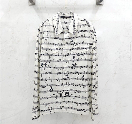 LOUIS VUITTON ミリタリー シルク シャツ 1AATIC 125543065
