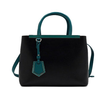 FENDI Zweifarbige Tote Bag in Schwarz, klein, 8BH253 157586991