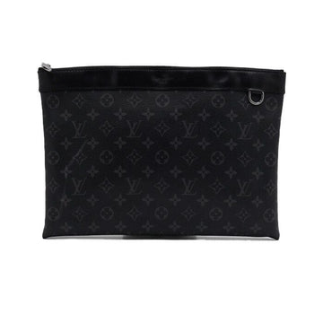 Louis Vuitton Monogram Eclipse Pochette Men's Clutch Bag M62291 157587104