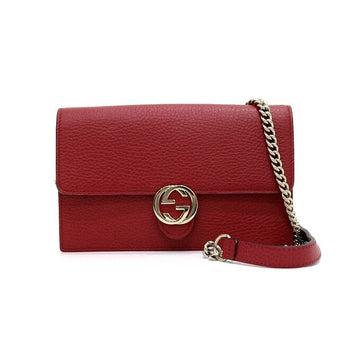 Gucci Interlocking GG Mini Flap Shoulder Bag with Chain 510314 157587442