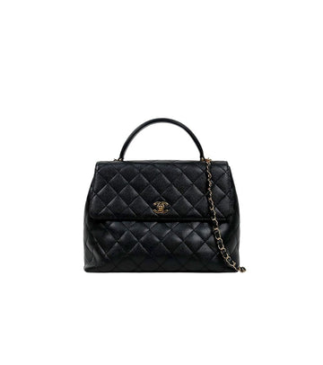 CHANEL Caviar Leder Coco Handle Tote Bag 62867 157604922