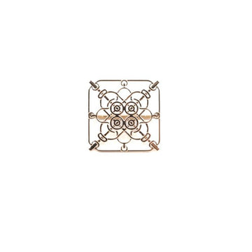 Hermes Permabrass Eperon d'Or Cisele Scarf Ring H603892S 157547916