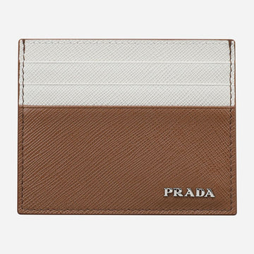 Prada Saffiano Logo Card Case Talc 2MC025 2FPJ F042X 157613729