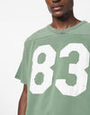 ERL V-Neck Short Sleeve T-Shirt Green 06T022 63920150 [P]