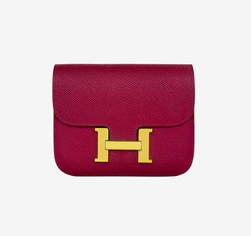 HERMES Constance Geldbörse burgunder B HEB041424 157640193