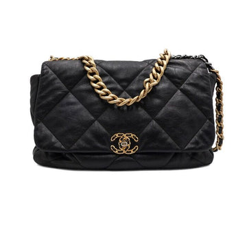 CHANEL Maxi Flap Bag Tote and Shoulder Bag AS1162 19 Black 157640391