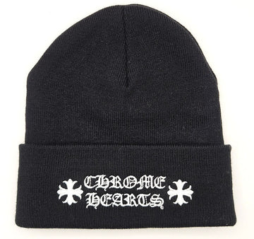 CHROME HEARTS ビーニー ブラック B1213C152 151517352