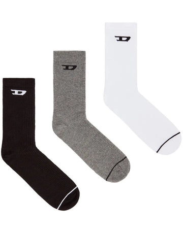 Diesel SKMDCREWLIGHTSOCKS 3-Pack Multi A15405 0LKBI E4157 131670010 [P]