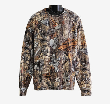 NIKE X Drake Nighthawk X Chrome Hearts Crewneck Sweatshirt L Größe Realtree Camo L359M6K6 157179106 [P]