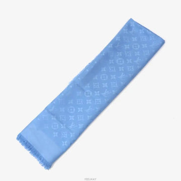 Louis Vuitton Monogram Pattern Scarf Blue 9328264545 157665732