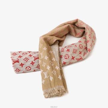 Louis Vuitton Monogram Beige Scarf 9328169289 157665767