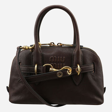 MIU MIU Abendtasche aus Nappaleder in Braun 5BB169 2BBL F0NBL 157665868