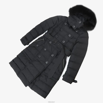 Burberry Hooded Down Jacket Black S 3982571 157670463