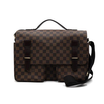 Louis Vuitton Damier Ebene Canvas Broadway Men's Crossbody Bag N42270 157683586