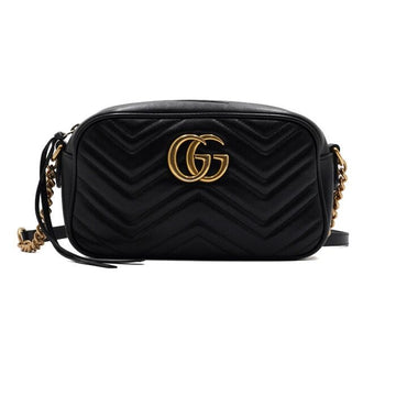 GUCCI Kleine Matelassé-Ketten-Schultertasche und Crossbody-Tasche aa65219 157683600