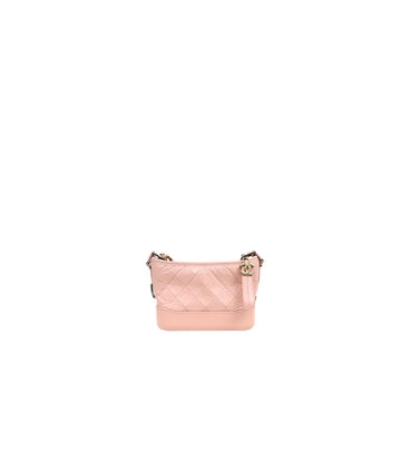 CHANEL Light Pink Small Gabriel Hobo Bag 62928 157689219