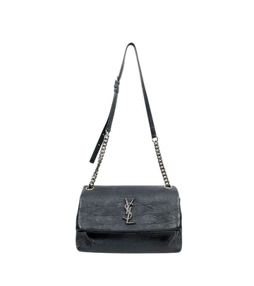 SAINT LAURENT Schwarze Krokodil West Hollywood Schultertasche 63146 157689233
