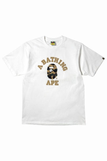 BAPE Camo College Short Sleeve T-Shirt 001TEM301013M WY 2051 157691666