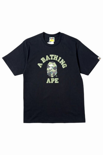 BAPE Camo College Short Sleeve T-Shirt 001TEM301013M BG 2050 157691668