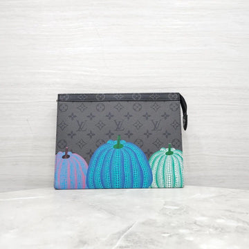 Louis Vuitton Pumpkin Print Eclipse Pochette Voyage MM Clutch 157700229