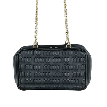 MIU MIU エンボスロゴショルダーバッグ 5BB114 14587 157748439