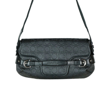 SALVATORE FERRAGAMO Gancini Klapp Schultertasche 14590 157748508