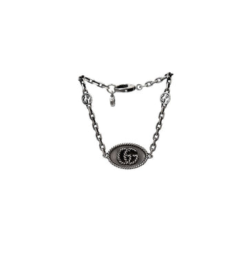 GUCCI Runder Doppel G Silberarmband 62661 157804618