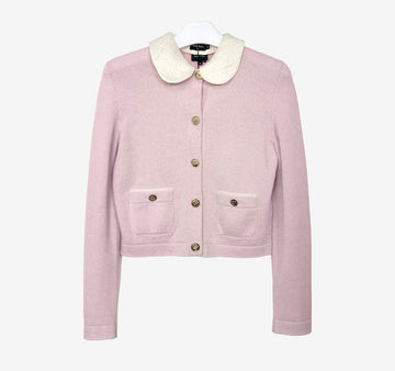 CHANEL Cashmere Feminine Collar Cardigan P80139 152661096 [P]
