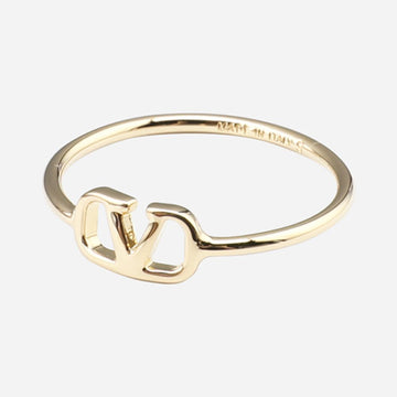 VALENTINO V 6F Logo Signature Metallring 157843532