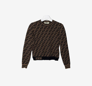 FENDI モノグラムジャカードニット SOBQBRE8 157388825 [P]