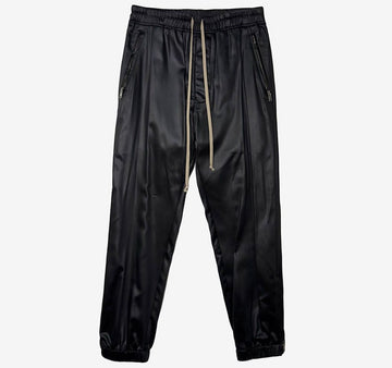 Rick Owens Cropped Track Pants Black B1202C006 157333402 [P]