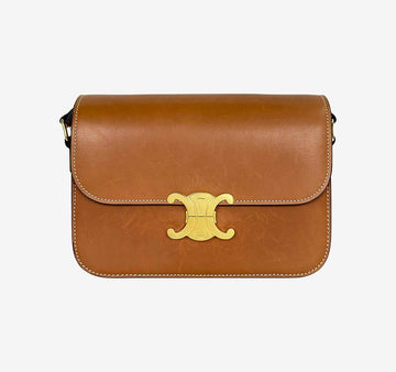 Celine Classic Triumph Bag Medium Tan DJYGPG0S 157389665 [P]