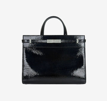 SAINT LAURENT マンハッタン トップハンドル バッグ スモール ブラック S9GVYGKK 157264962 [P]