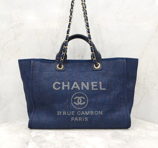 CHANEL Doubil Bag Large Tote Chain Schultertasche A66941 152832963