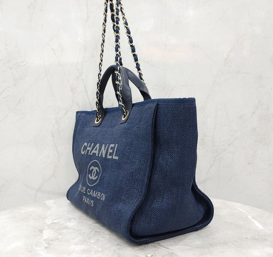 CHANEL Doubil Bag Large Tote Chain Schultertasche A66941 152832963