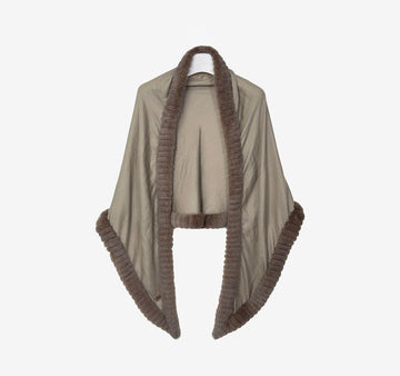 Loro Piana Mink Shawl 1CD1XO2A 157390587 [P]