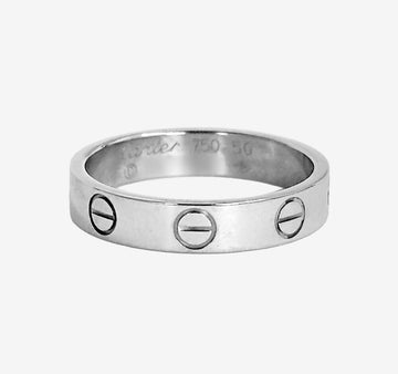Cartier Love Ring White Gold Small 10 Size 220QIYVT 157217359 [P]
