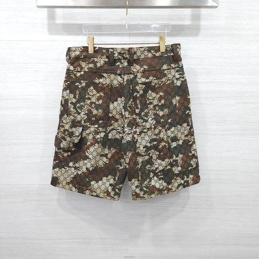 GUCCI Militär Jacquard Shorts 857949 157873732