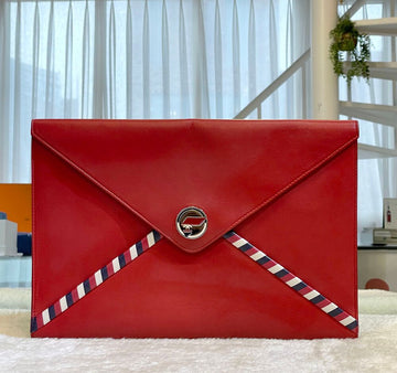 CHANEL Limited Edition Clutch Bag Red 22 Collection E022105 148576535 [P]