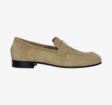 HERMES メンズスエードモカシン O8D1A7GE 157432213 [P]