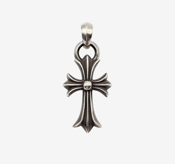 CHROME HEARTS Kleine Kreuz mit Schleier SI4NJ5B6 157180288 [P]