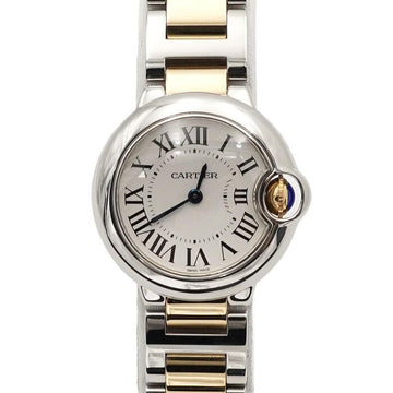 CARTIER W69007Z3 18K Goldkombination Ballon Bleu 28MM Quarz Damenarmbanduhr 157898879 [P]