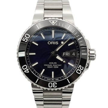 ORIS デイデイト 455MM 青盤 オートマティック メンズ 時計 157899233 [P]